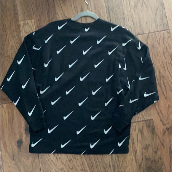 Nike Rally Print Metalic Crew Oversize Sweatshirt - Picture 5 of 8